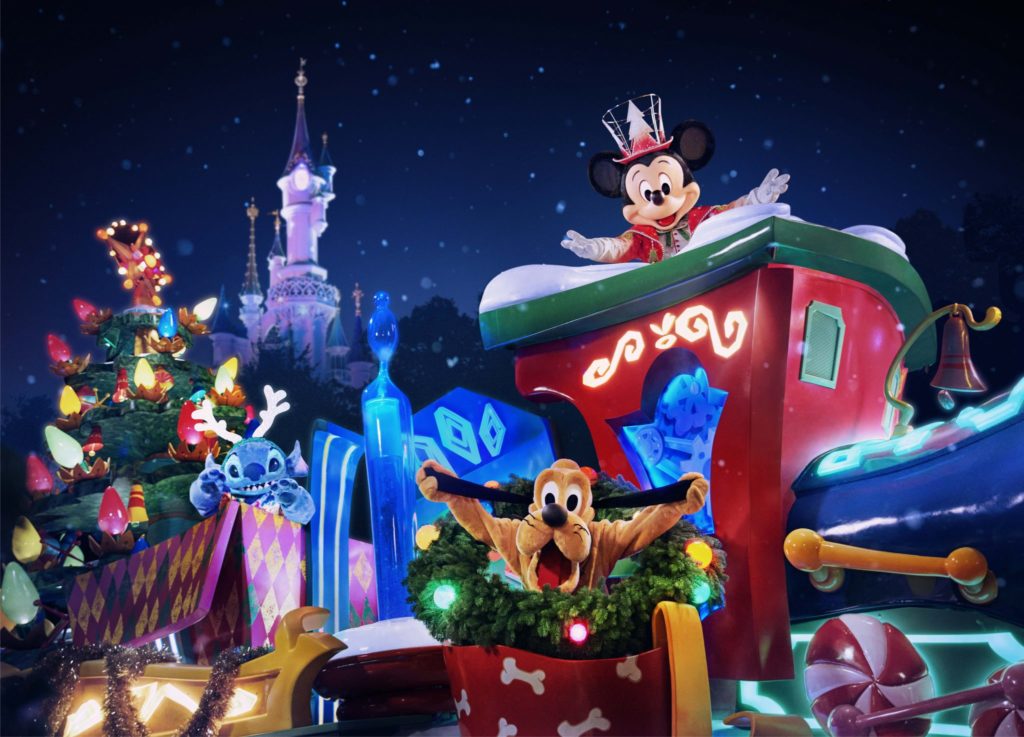 Disneyland Paris's Mickey's Dazzling Christmas Parade