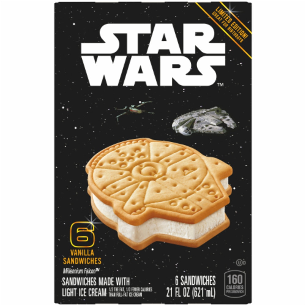 Star Wars Millennium Falcon Ice Cream Sandwich